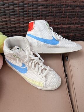 Nike W Blazer Mid ‘77 NEXT NATURE Sail/University Blue ‘HEMP’ sneakers